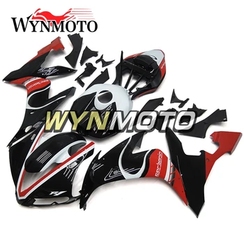 

Complete ABS Plastic Injection Gloss Black Red New Motorcycle Fairings For Yamaha YZF R1 2004 2005 2006 Fairing Kit Bodyworks