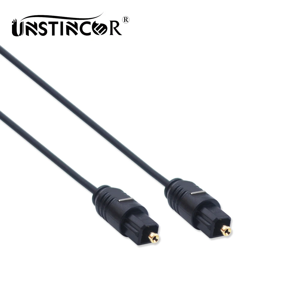 UNSTINCER Digital Optical Cable Toslink Spdif Coaxial Cable Gold Plated For Blu ray CD DVD