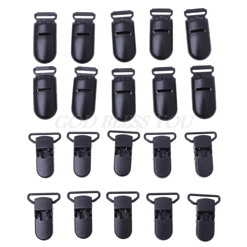 

10Pcs Infant Baby Plastic Pacifier Clips Holders Soother Dummy Bib Suspender Toy