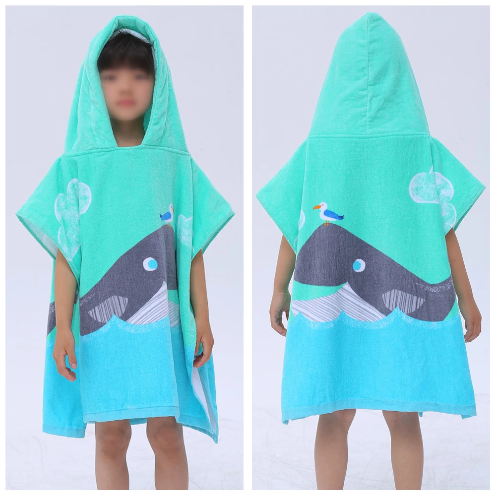 swimming towel poncho