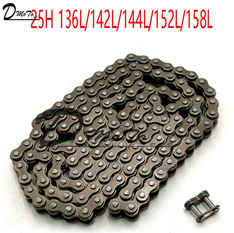 25H chain with Spare Master Link 47cc 49cc 2 Stroke Engine ATV Quad Go Kart Dirt Pocket Mini Motor Bike Motorcycle  section144