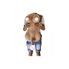Full Silicone TPR Lady Boy font b Sex b font font b Doll b font with