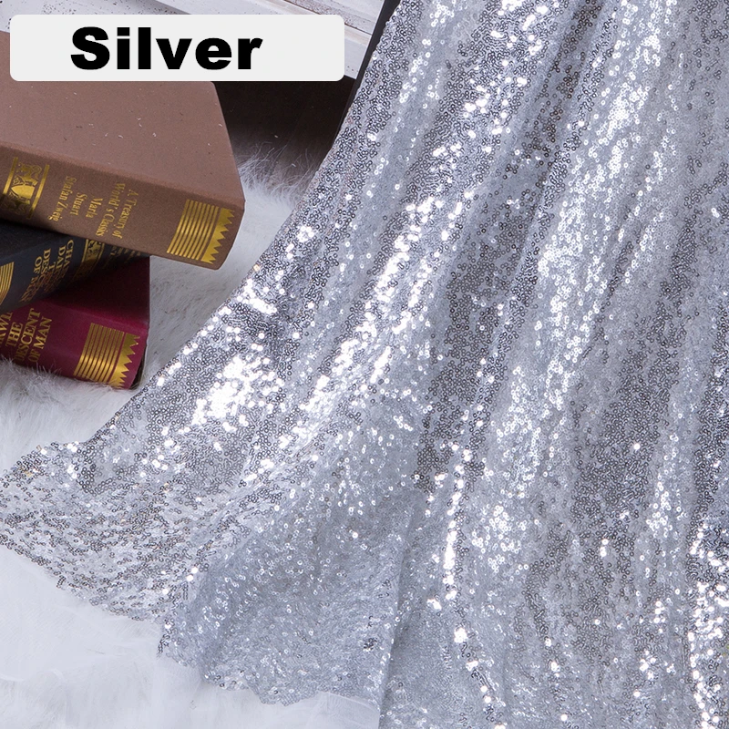 B · Y 2 ярда 180x125 см DIY 3 мм Блестящая серебряная блестящая ткань для одежды для сцены, вечерние, свадебные, домашний декор-5,23