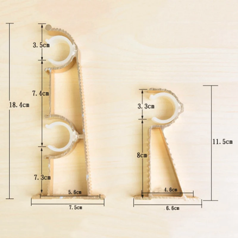 Римский стержень, держатель из алюминиевого сплава, карниз для штор, аксессуары, универсальная верхняя установка, боковая установка, уплотненная штанга, кронштейн