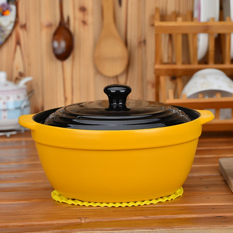 Korean fire high temperature ceramic cooking pots casserole stew pot