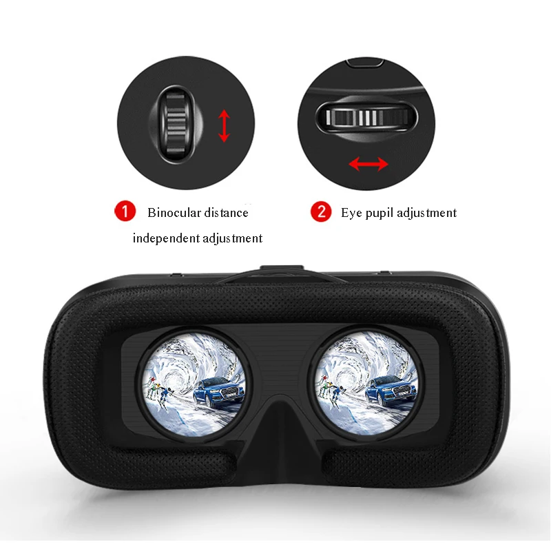 Очки виртуальной реальности 3D очки VR shinecon 6,0 google cardboard VR Box 2,0 с Bluetooth Gampad для смартфонов 4," до 6,0"