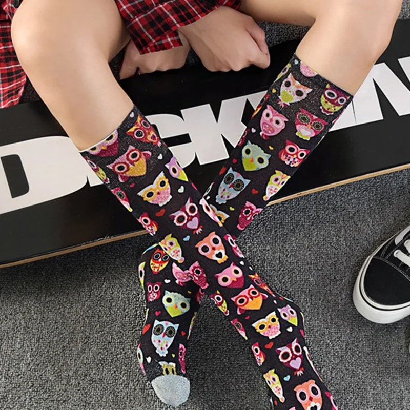 

Print Stockings For Women Summer New Fashion Leopard Long Stockings Elasticity Thin Women Stockings
