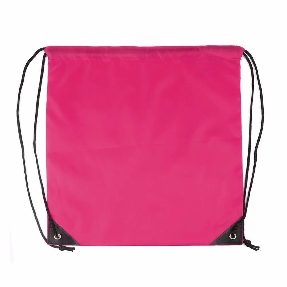 Drawstring Type 210D Polyester Sports Bags For Kids Boys Girls