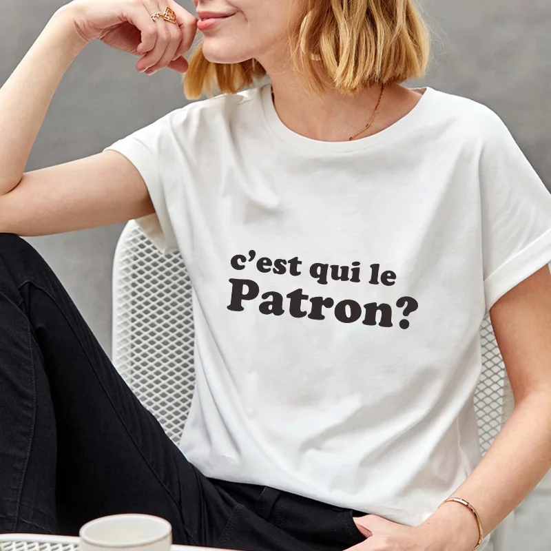 Футболка ONSEME cɾst qui le Patron футболка с надписью French Best Friends для девочек модная