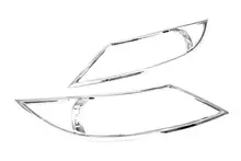 High Quality Chrome Head Light Cover for Kia Sportage 2011 Up Free Shipping