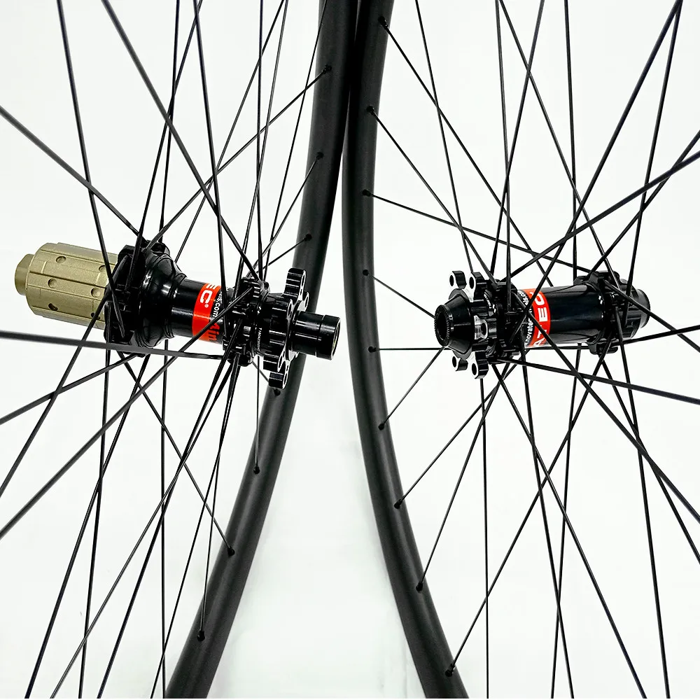 Best 29er carbon mtb disc wheels 27x25mm Ultralight 1190g NOVATEC 100x15 142x12 tubeless mtb wheels bike disc wheelset 1420 spokes 3