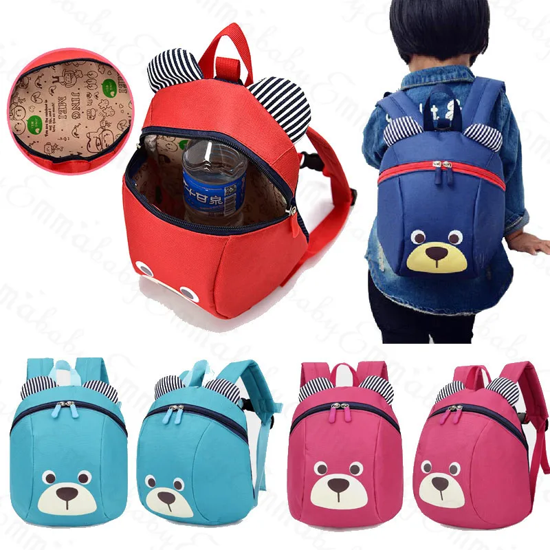 Детский рюкзак с рисунком для маленьких мальчиков и девочек, школьный рюкзак, детские сумки с защитой от потери