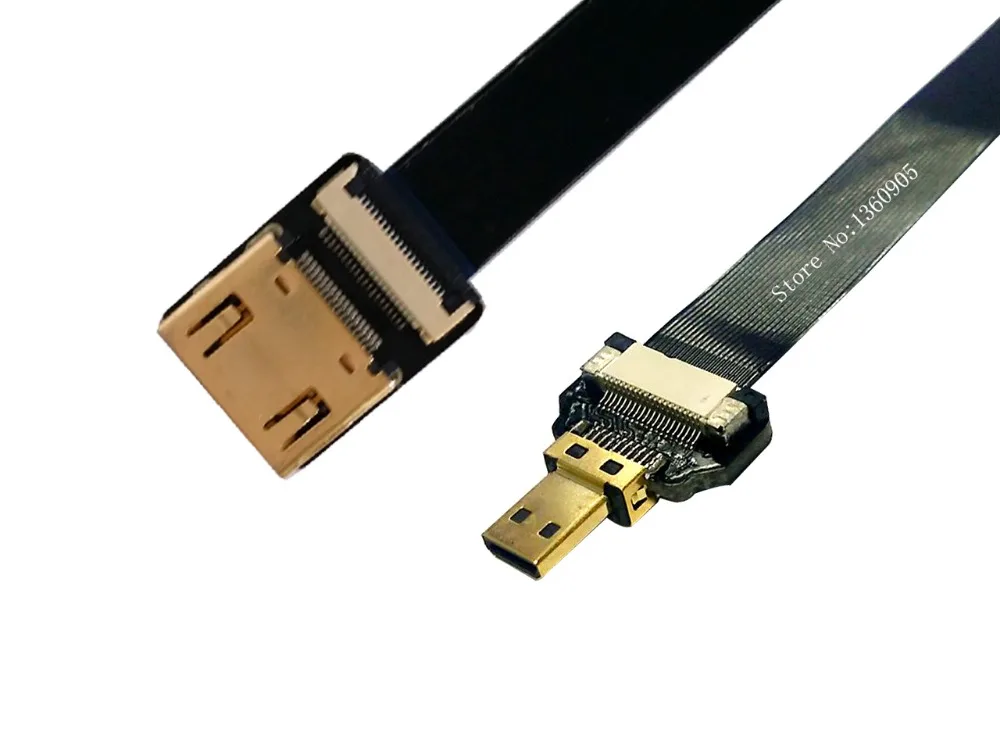 5 см/10 см/15 см/20 см/30 см дополнительно HDMI Стандартный typea прямо женский штекер HDMI типизированных микро прямой плоский экранированный кабель