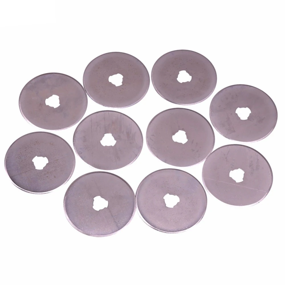Lâminas de Retalhos Estofando para Olfa 45mm e 28mm Pces Cortador Giratório Tecido Couro Artesanato Circular Colth Corte Recarga Costura 40 9 colth corte recarga costura estofando para olfa