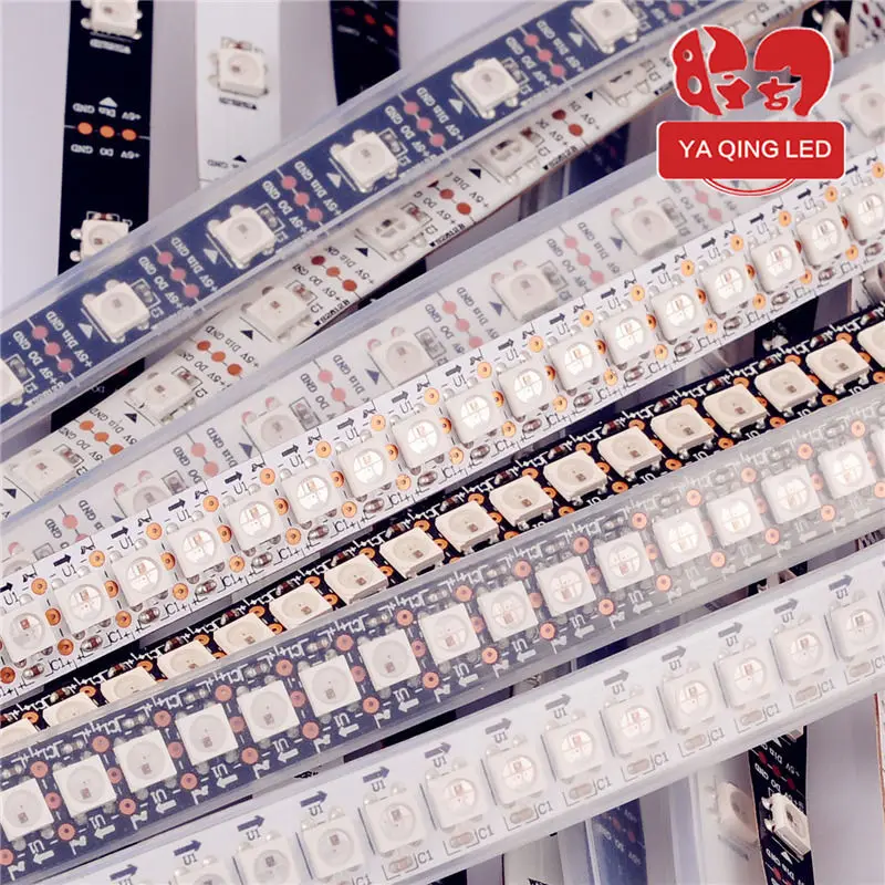 

1~100M 30 60 74 96 144 led/m WS2812B WS2812 SK6812 LED Strip 5050 RGB Full Color individually addressable LED Strip Light 5V