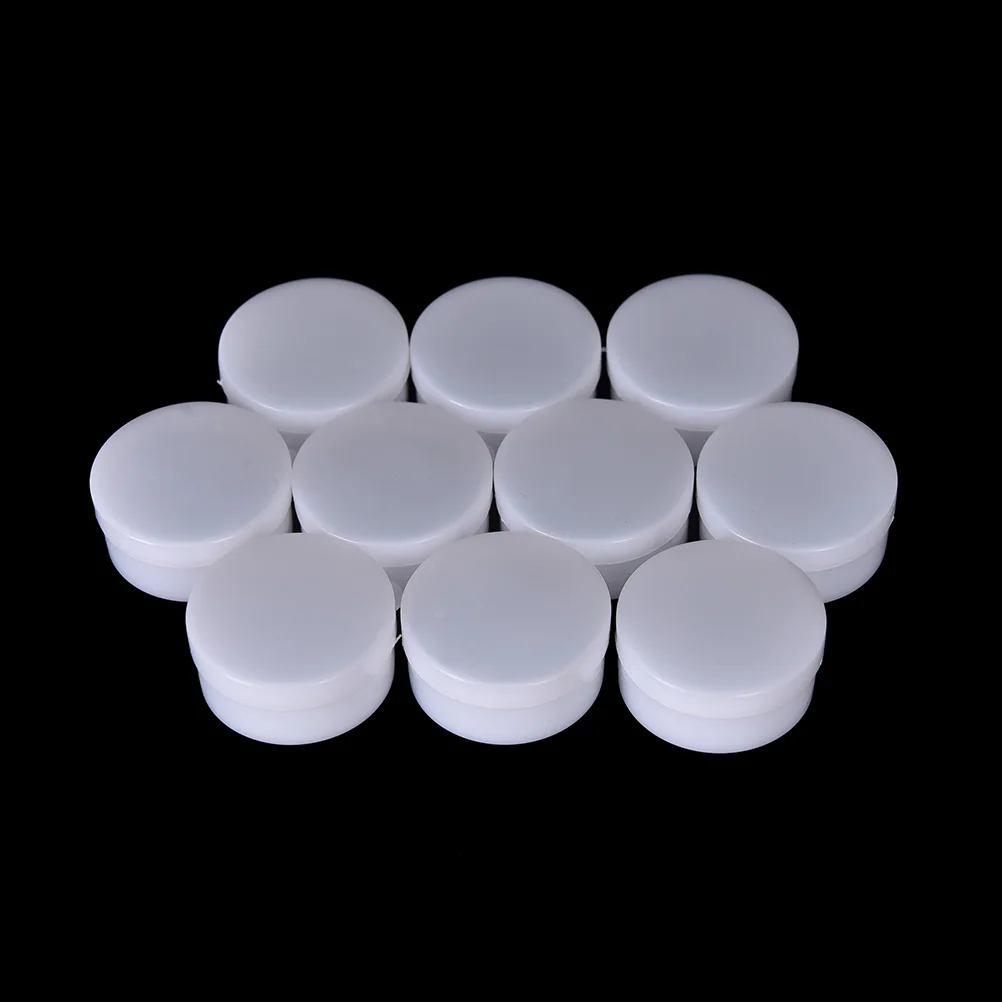 10/50Pcs 10g Refillable Empty Cream Jar Makeup Sample Bottle Cosmetic