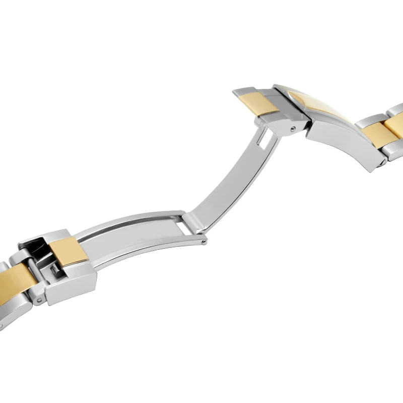 Fit Submariner 116610-LV-97200 silver gold metal bracelet stainless steel wristband steel buckle band for watch Fit Submariner 116610-LV-97200 silver gold metal bracelet stainless steel wristband steel buckle band for watch