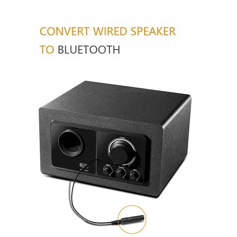 JINSERTA Bluetooth приемник 3,5 мм мини беспроводной автомобильный комплект громкой связи Bluetooth 4,1 AUX адаптер музыкальный приемник для динамика наушников
