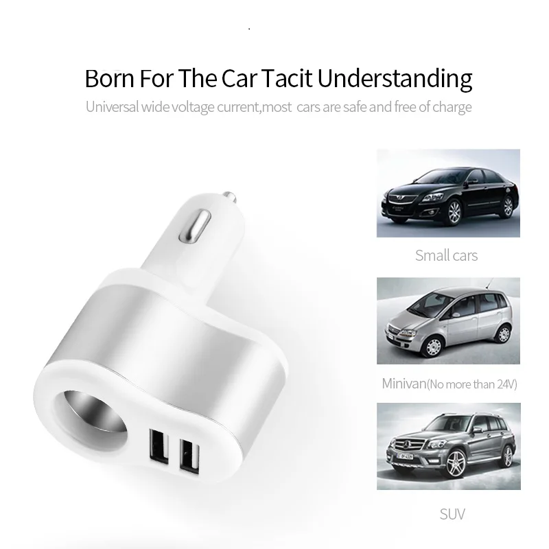 3.1A Dual USB порт автомобильное зарядное устройство для unistar мобильный телефон quick charge