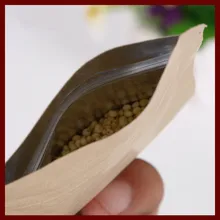 15*21 см 100 шт из крафт-бумаги с замком ЗИП-Лок мешок для подарка/чая/конфет/ювелирных изделий/сладостей/хлеба упаковывая бумажный мешок еды diy комплект ювелирных изделий дисплей