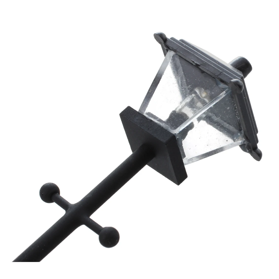1/12 Doll house Furniture Minature Street Light DIY Doll house Accessories Kids Toys LED Black Vintage Style