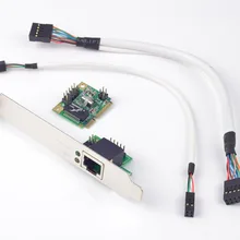 Мини PCIe до 1 порт гигабитная карта сетевой адаптер Ethernet 10/100/1000 M для сервера