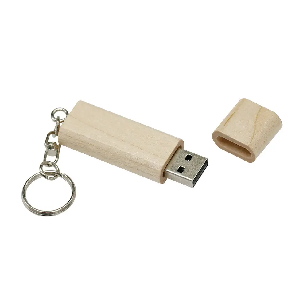 Деревянный бамбуковый USB флеш-накопитель, флешка с деревянным чипом, 4 ГБ, 8 ГБ, 16 ГБ, 32 ГБ, карта памяти, u-диск с брелком, подарок - Цвет: Oval Maple wooden