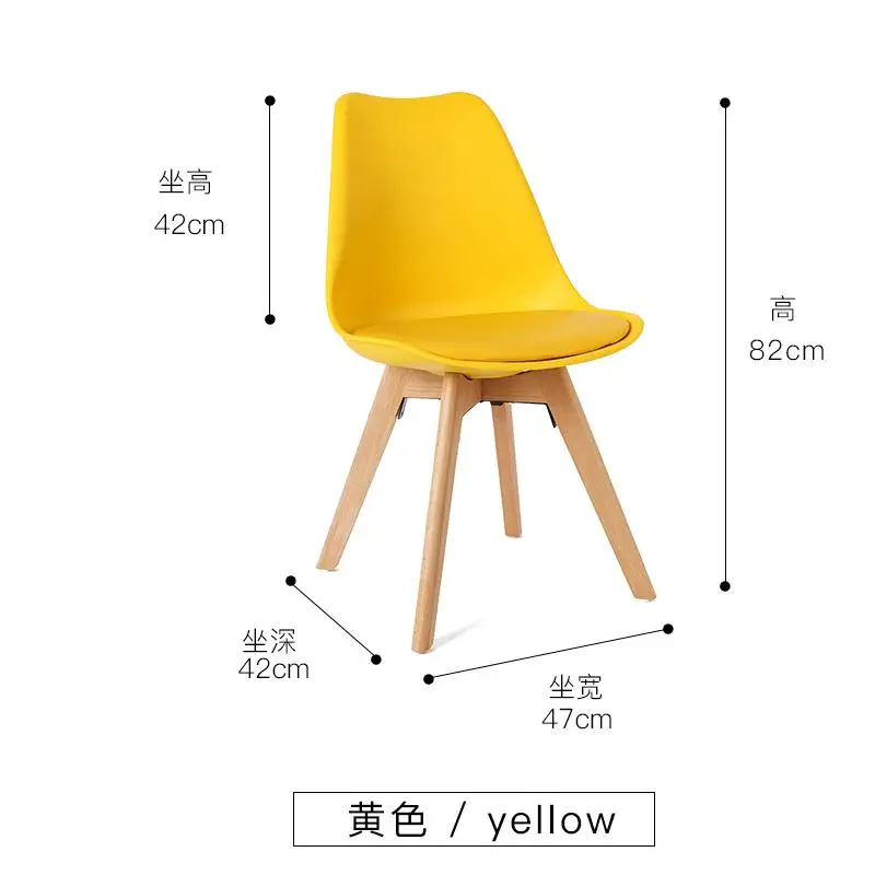 Beiouyimusi стул настоящий обеденный стул из дерева современная простая домашняя задняя подставка для ноутбука креативный стул для отдыха - Цвет: style 5