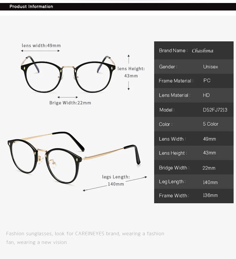 Высококачественные модные женские очки, оправа для мужчин, оправа для очков, винтажные круглые прозрачные линзы, очки, очки в народном стиле