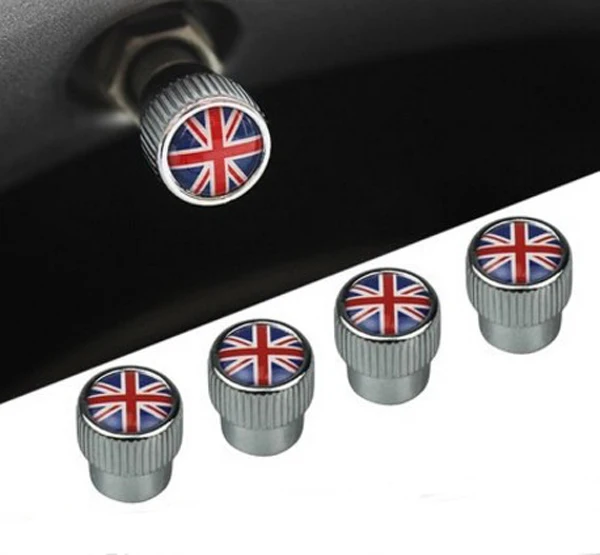 

Car Styling Tire Valve Stem Cap Anti-Dust Cover For Range Rover Vogue SE Autobiography Range Rover Sport Range Rover Evoque