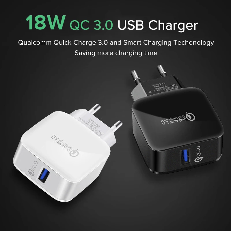 SUPTEC Quick Charge 3,0 USB зарядное устройство QC3.0 QC Turbo Быстрая зарядка мобильного телефона настенное зарядное устройство адаптер для iPhone samsung S9 Xiaomi