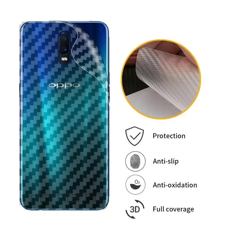 Для OPPO Reno Z K1 R15X R17 Neo RX17 Pro 3D углеродное волокно защитная задняя пленка для экрана