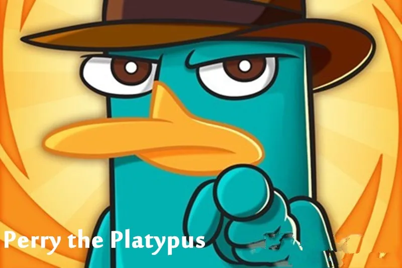 Мультфильм Перри platypus серии usb флэш-накопитель синий флеш-накопитель забавная флеш-карта U диск 4 ГБ 8 ГБ 16 ГБ 32 ГБ реальная емкость