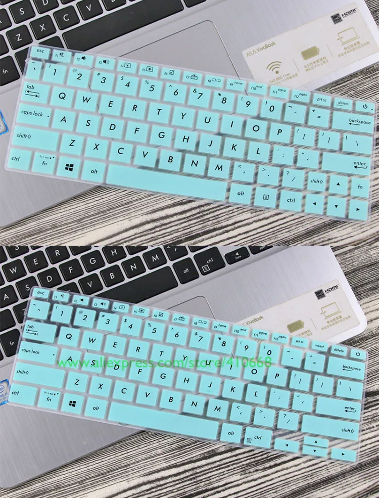 

laptop Keyboard Cover Protector Skin 14 inch For Asus ZenBook 14 UX433 UX433FN U4300 UX433FA / ASUS ZenBook 13 13.3" U3300 UX333