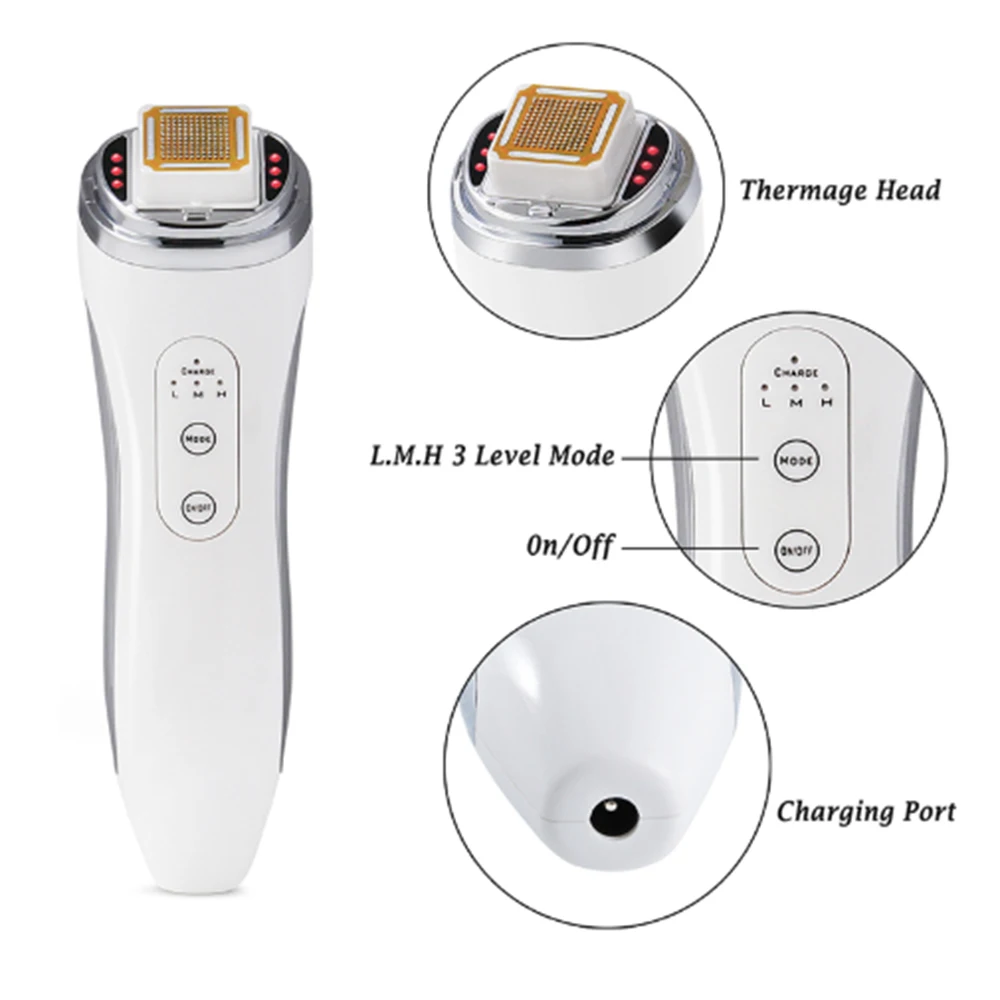  RF Radio Frequency Skin Face Care Rechargeable Lifting Tightening Wrinkle Removal Facial Physical B