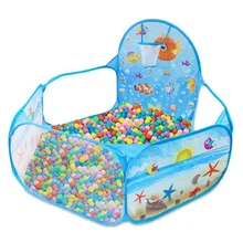 Nuovi Giocattoli Tenda Oceano Serie di Cartoni Animati Gioco della Palla Pits Piscina Portatile Pieghevole Per Bambini Sport All'aria Aperta Giocattolo Educativo Con Il Cestino