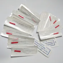 50 шт. 17 контактов гибкий микроблейдинг бровей ручные ИГЛЫ Перманентный макияж лезвия для тату для 3D вышивки Татуировки Ручка