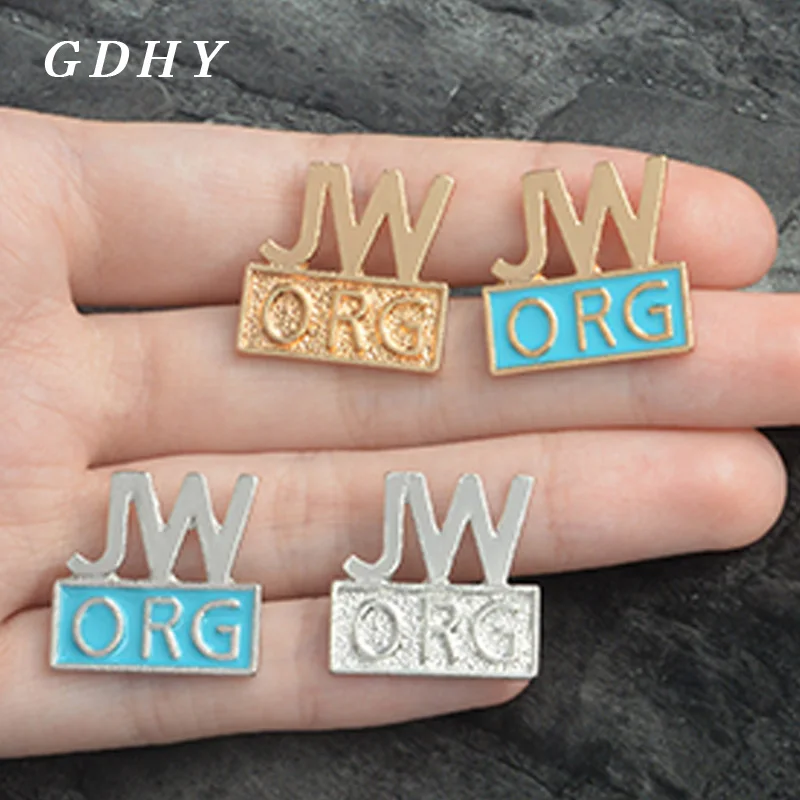 Брошь с эмалью для друзей и женщин GDHY JW.ORG 4 цвета значок на пуговицах Ювелирное