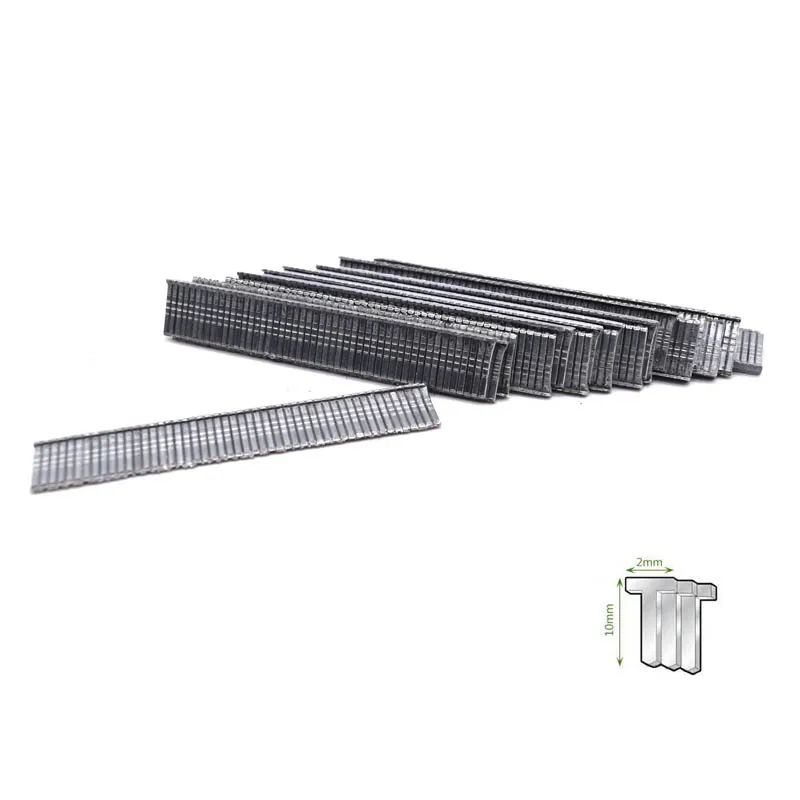 1000Pcs T-nails 1000 шт t-гвозди u-скобы дверные скобы для 3 в 1 ручной гвоздь степлер для мебели - Цвет: 1000Pcs T-nails