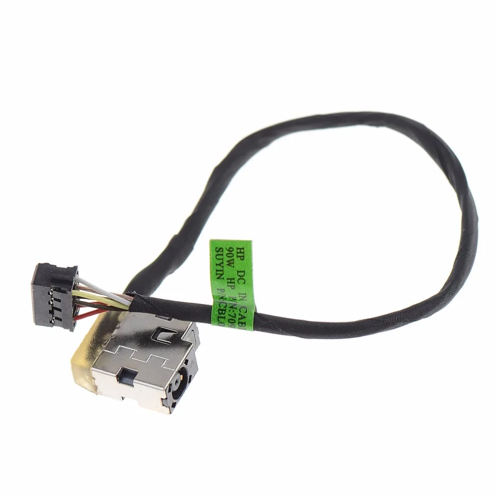 

New Laptops Connector Replacement DC Power Jack Port Plug Fit For HP Pavilion P/N: 709802-YD1 CBL00360-0150 719859-001