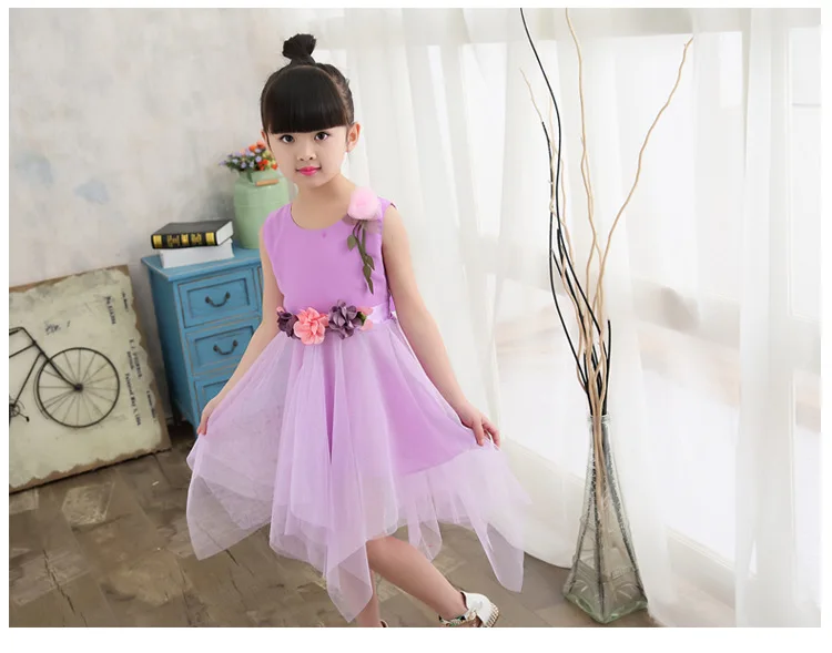 Noiva Elegent Princesa Vestidos para 2-13Y