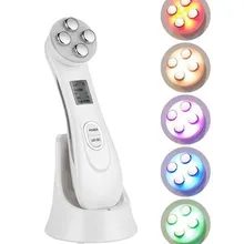 Dispositif de mésothérapie électroporation RF à fréquence Radio LED Photon, soin pour la peau, dispositif de beauté, Lifting du visage, élimination des rides, nettoyant pour le visage 35