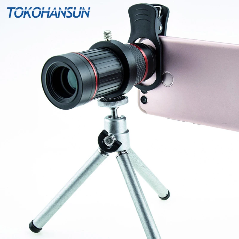 TOKOHANSUN Универсальный 18X Монокуляр зум HD оптический сотовый телефон объектив