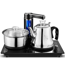 Полностью автоматическая верхняя бутылка для воды электрический чайник 304 нержавеющая сталь чайный набор для подогрева набор защита от перегрева