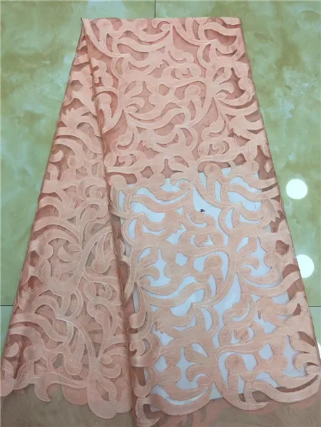 

New African chiffon lace fabrics, Nigerian party dress quality materials