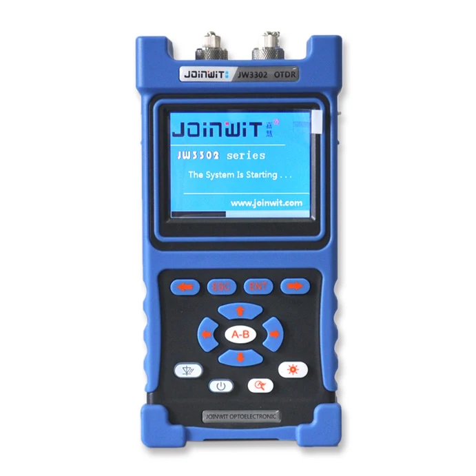 

JoinWit JW3302B OTDR fiber tester 1310/1550nm 120km with English Espanol 30/28dB Connector Type SC/FC/ST