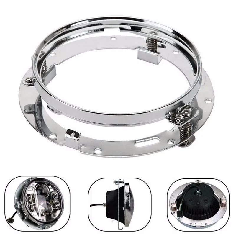 7 inch 40W LED Headlight Daymaker + 2pcs 4.5 inch LED Fog Light DRL Headlamp Black Set Kits For Harley Davidson Motocyclec