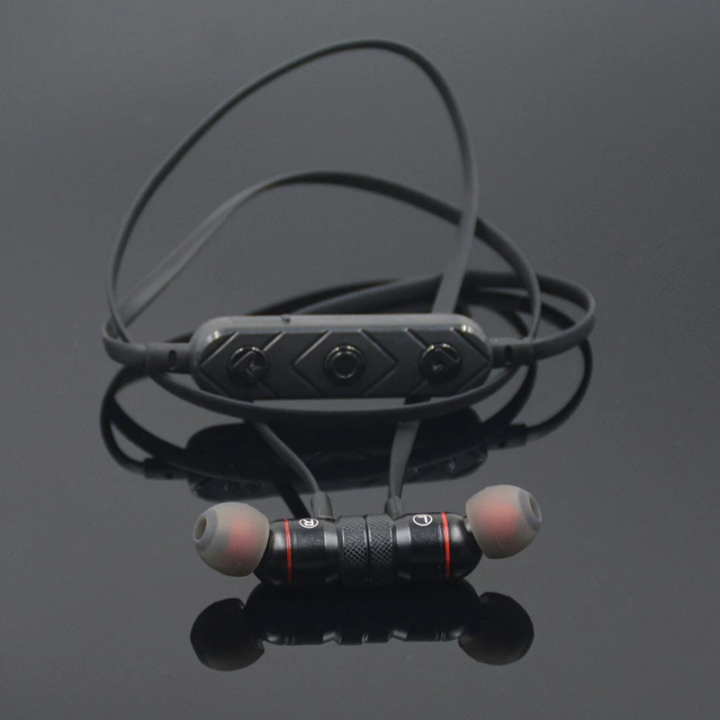 Bluetooth Headphones magnet Wireless In Ear Noise Reduction earphone with Microphone Sweatproof Stereo tereo Bluetooth Headset