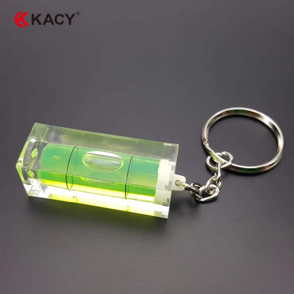Free shipping Mini Acrylic Keychain Block Level Via, key chain level ...