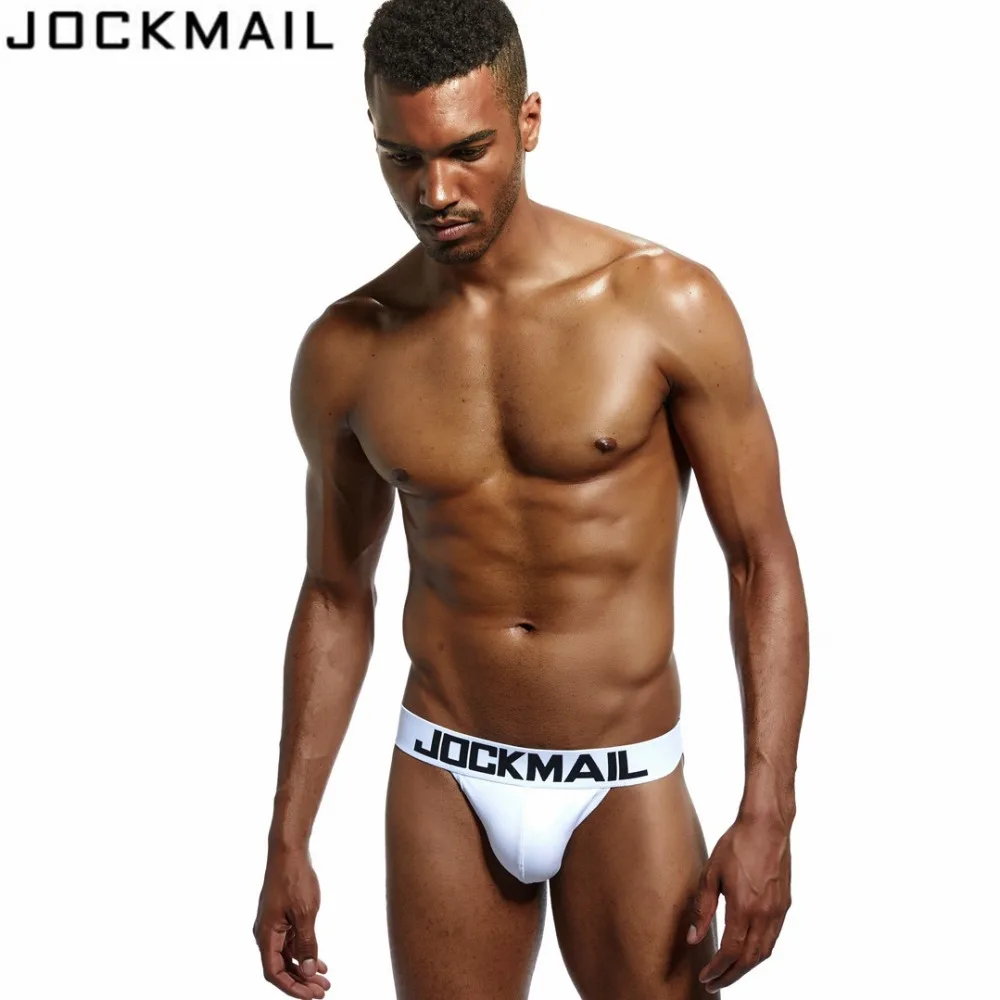 JOCKMAIL бренд Jock ремни мужское нижнее белье Jockstraps сексуальный пенис сумка Calzoncillos хлопок стринги мужское нижнее белье для геев